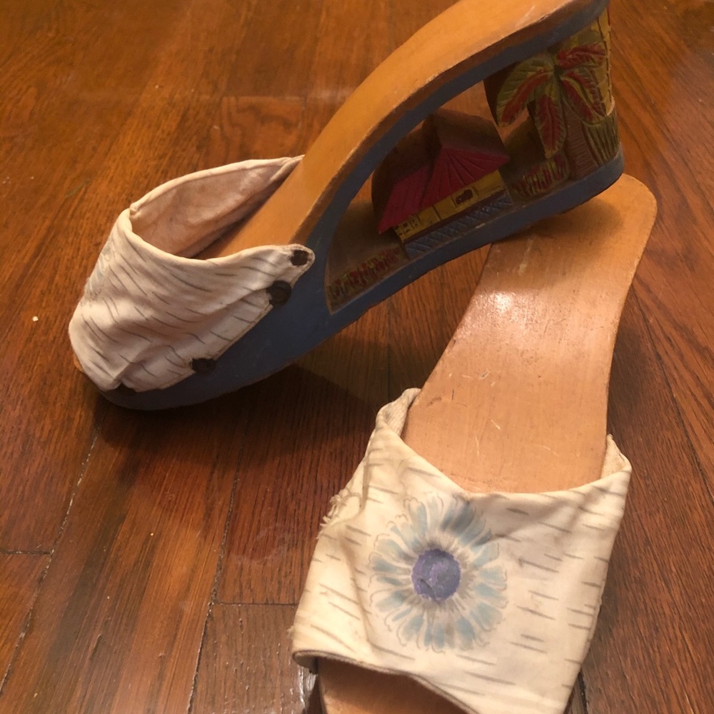 Vintage carved shoes